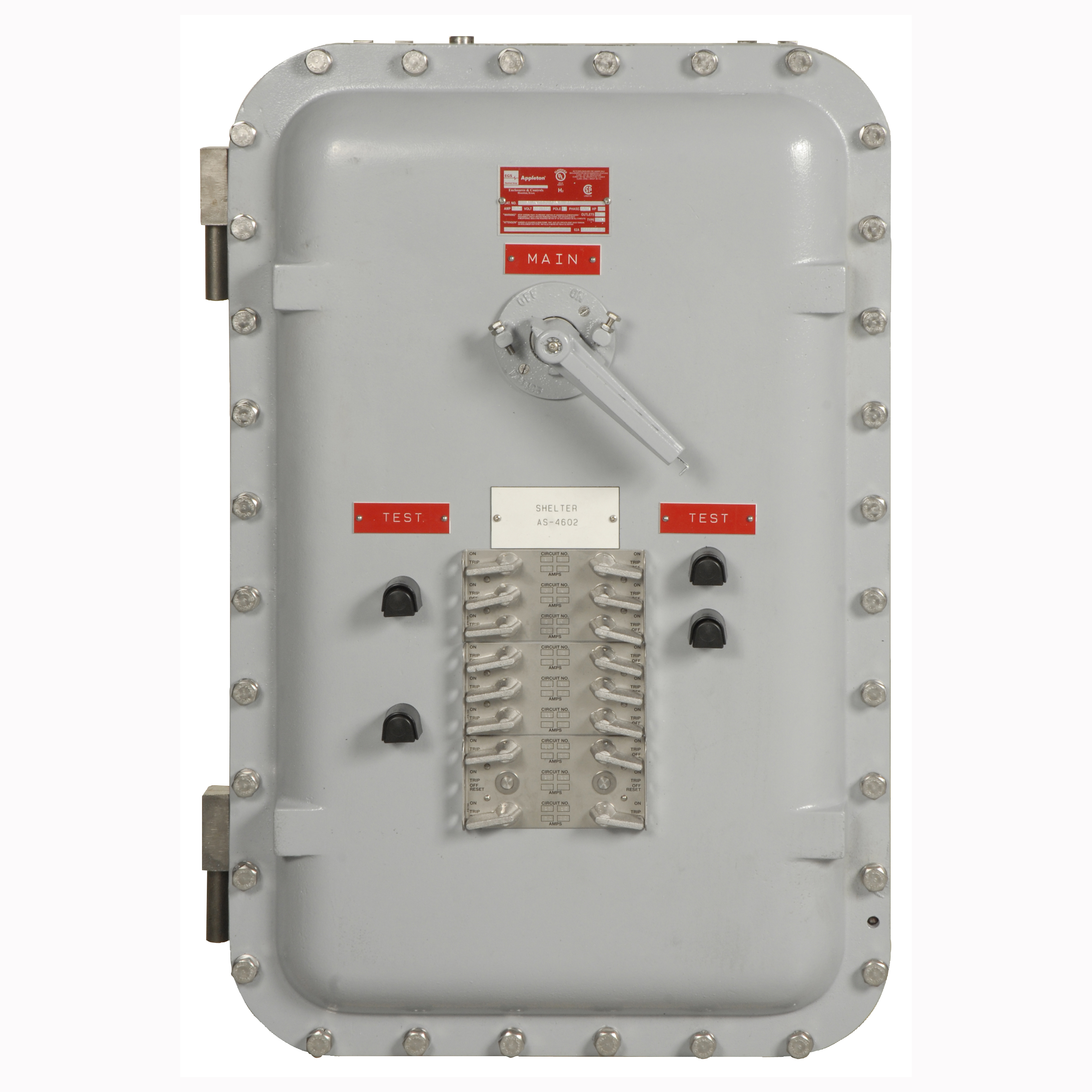 Appleton® APPN24C30ML APPN Explosionproof Watertight Power Distribution  Panelboard, 277/480 VAC, 225 A, 1 Pole, 14 kAIC | Steiner Electric Company