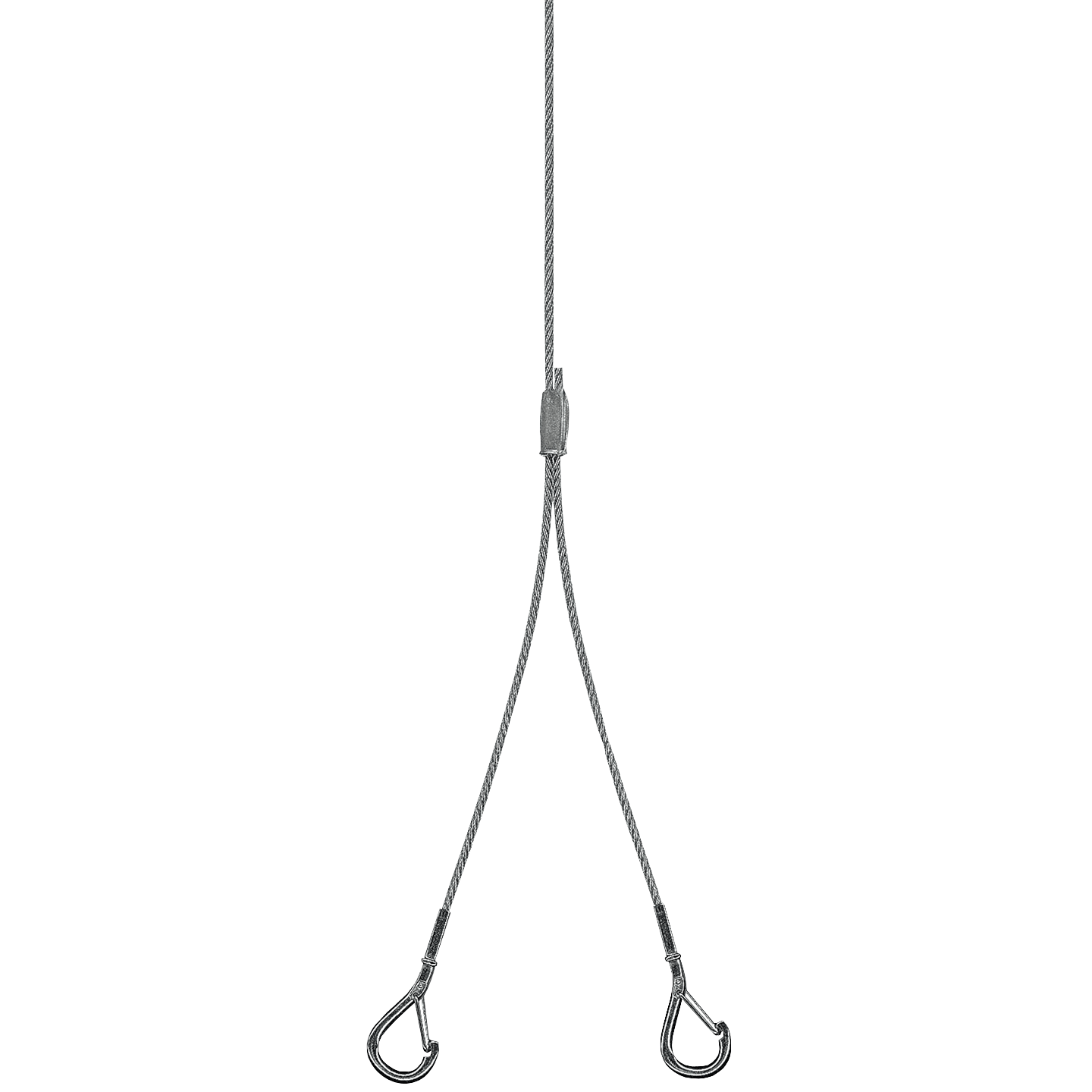 Lithonia Lighting® IBAC120-M20 Adjustable Aircraft Cable Hanging Kit With  Hook, 10 ft L, For Use With Lithonia IBZ Fixture, Steel