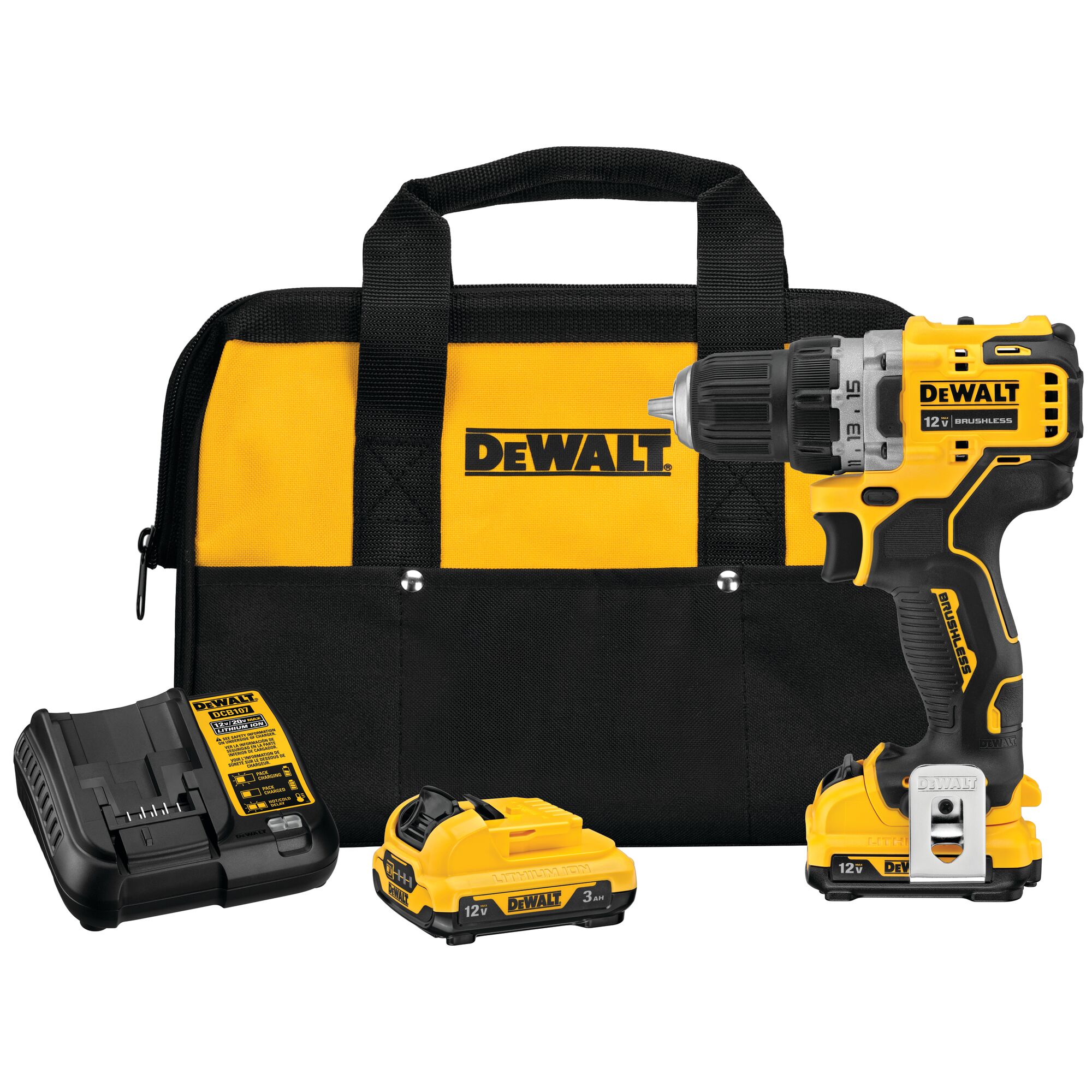 DEWALT XTREME 12-Volt Max 3/8-in Brushless Cordless Drill (Charger Included and 2-Batteries Included) DEWALT XTREME 12-Volt Max 3/8-in Brushless Cordless Drill (Charger Included and 2-Batteries Included)