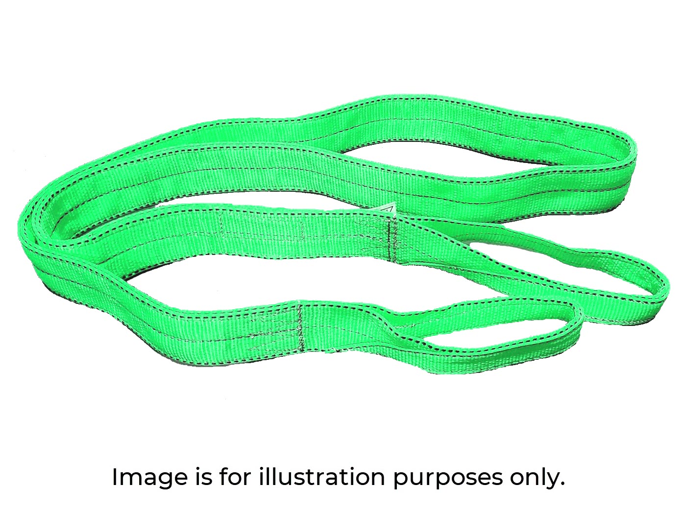 Sling EE29316LBP 3" X 16' POLYESTER SLING EYE & EYE WITH LEATHER IN