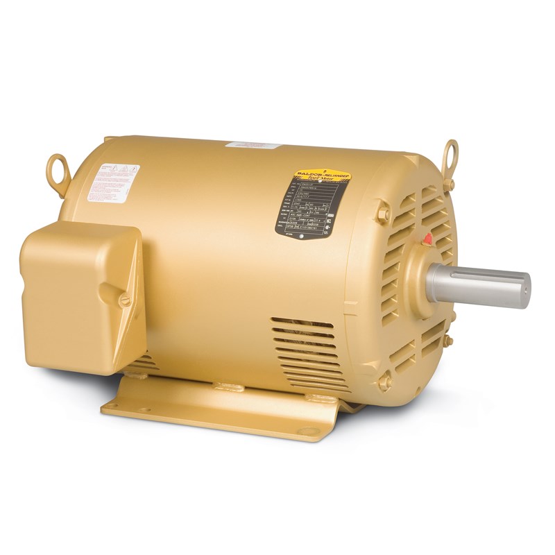 Baldor Reliance Super E Em2513t G Ac Motor 230 460 Vac 17 7 35 4 A 254 Frame 15 Hp 1765 Rpm Steiner Electric Pany