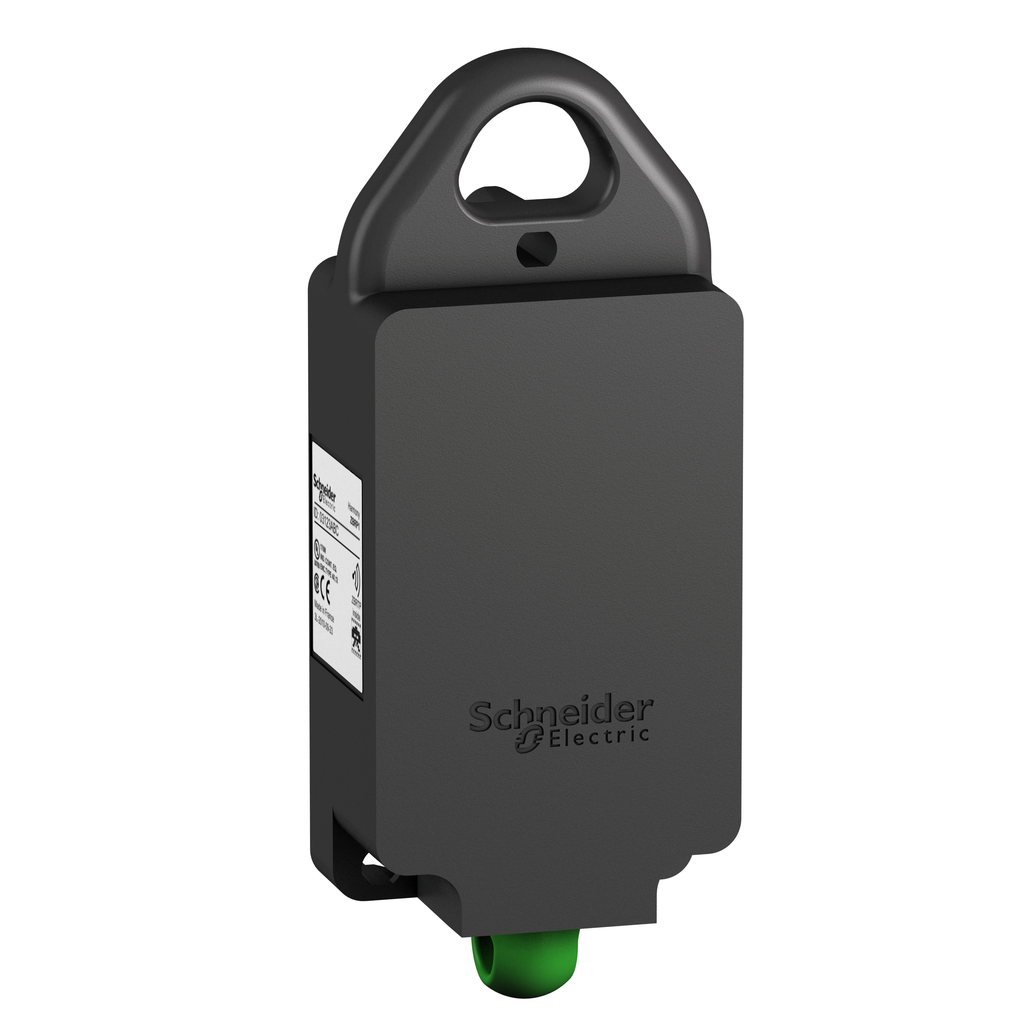 Schneider Electric ZBRP1 Wireless/Batteryless Rope Pull Switch, 2405 MHz, 1  mW Power, 5 MHz Bandwidth, 1000000 Cycles, For Use With Harmony 22 mm Dia  XB5R/XB4R Wireless Push Buttons, Plastic