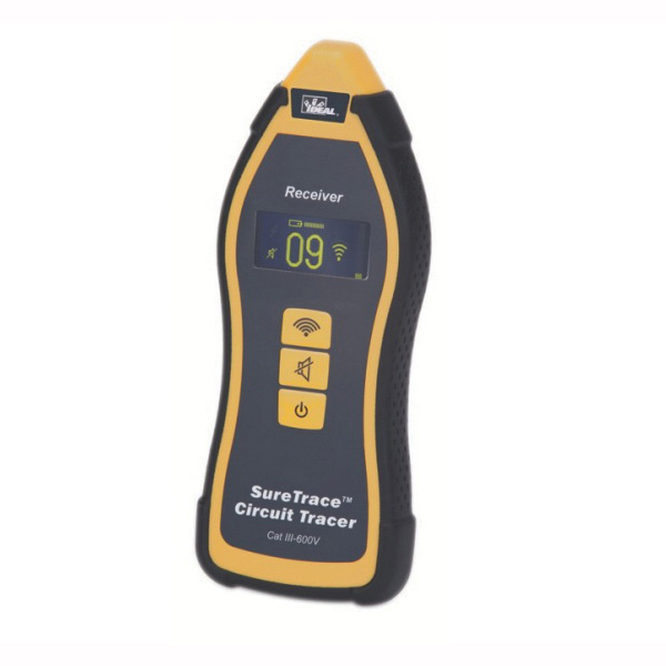 Ideal® RC959 Circuit Tracer Reciever, Super Bright OLED Display, AA
