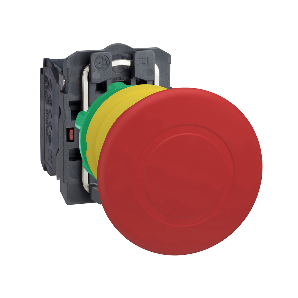 Large Red Plastic Mechanical Push Button