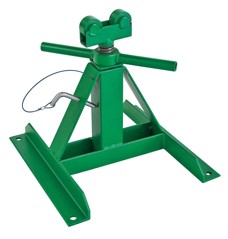 Greenlee 684 Reel Stand Spindle, 5000 lb, 2-3/8 in Dia x 76 in L, Steel,  Green