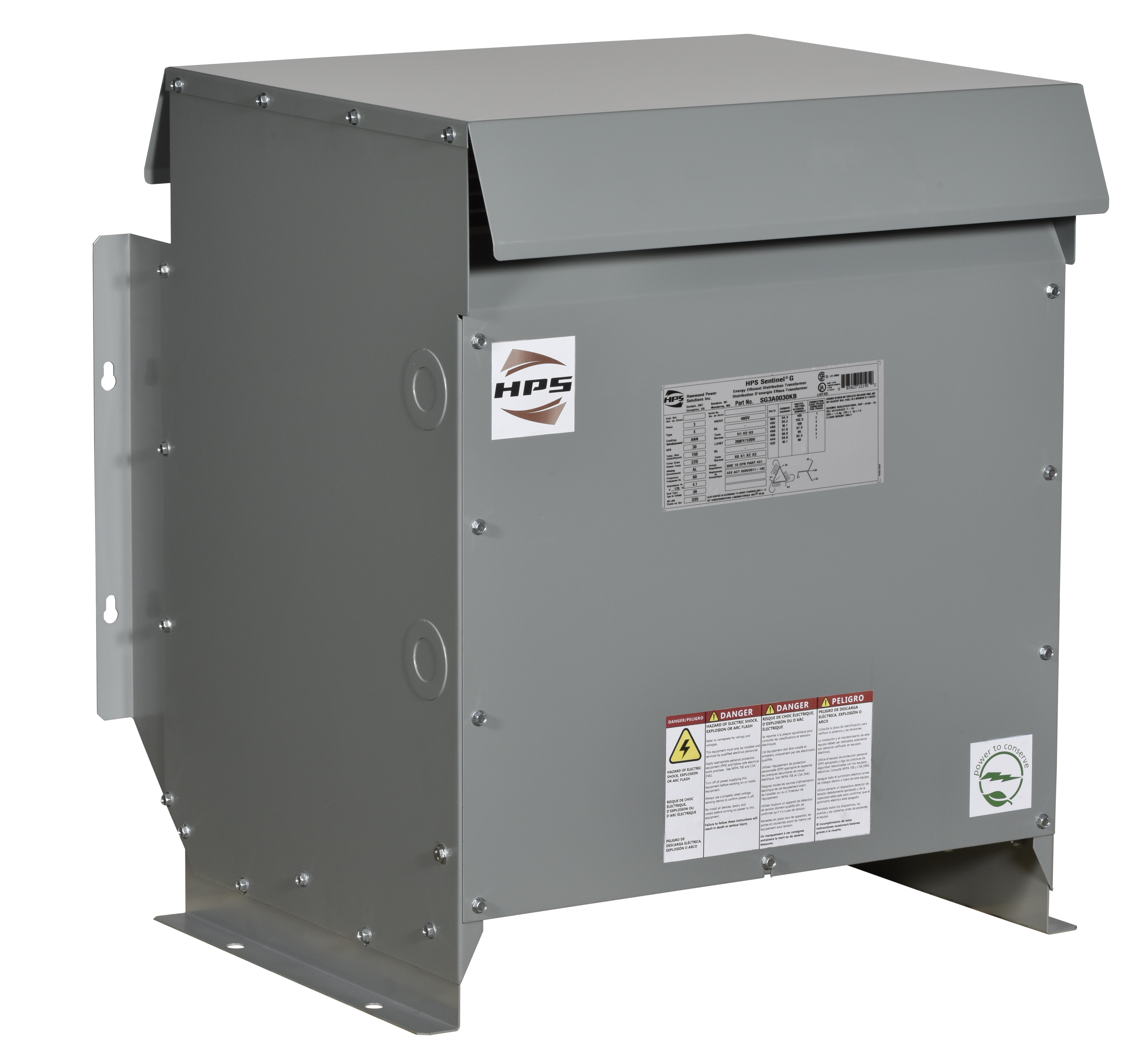 11516_30kVA_Enclosure_Left_Angle