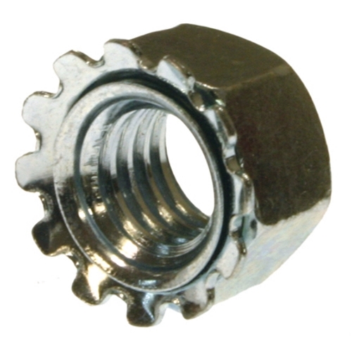 Metallics JTLN1 632 Hex Lock Nut with External Tooth Lock Washer