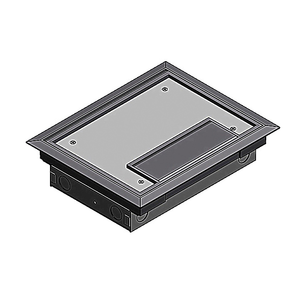 T B Afm 6s2 Gry 4 Compartment Raised Access Floor Module Steel