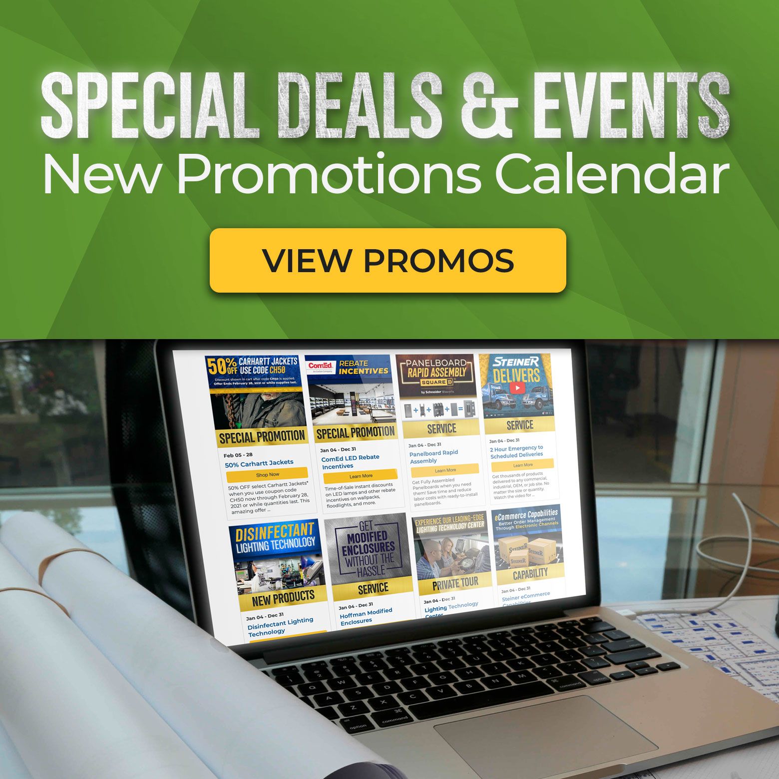 Special Deals and Events - View our new promotions Calendar!