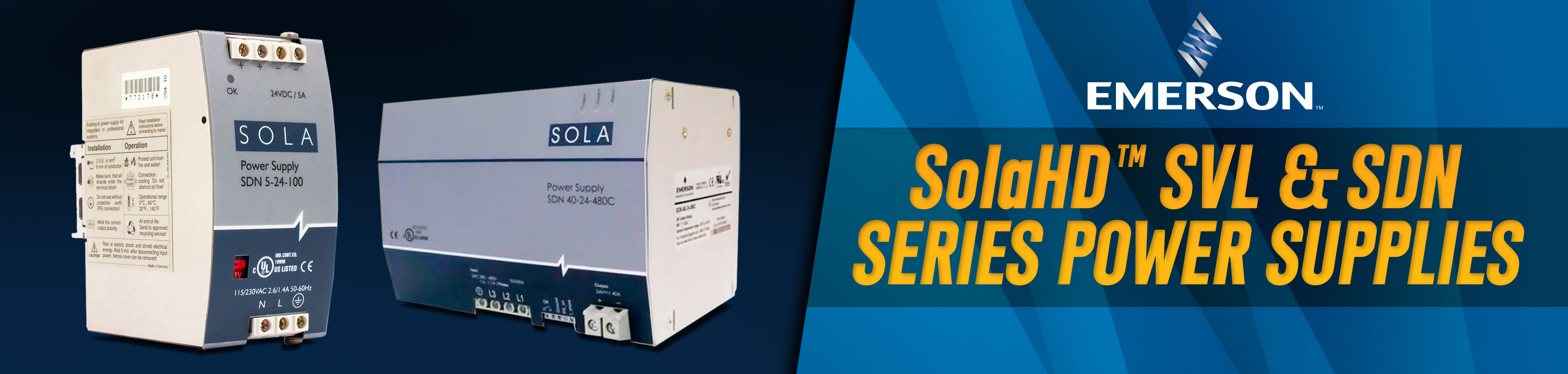 SolaHD SVL & SDN Power Supplies