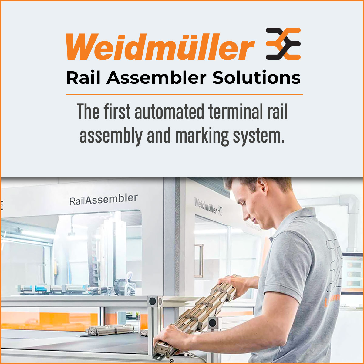 Weidmuller Automated Rail Assembler