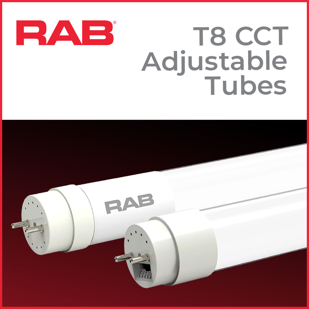 RAB T8 Field-Adjustable CCT Tubes