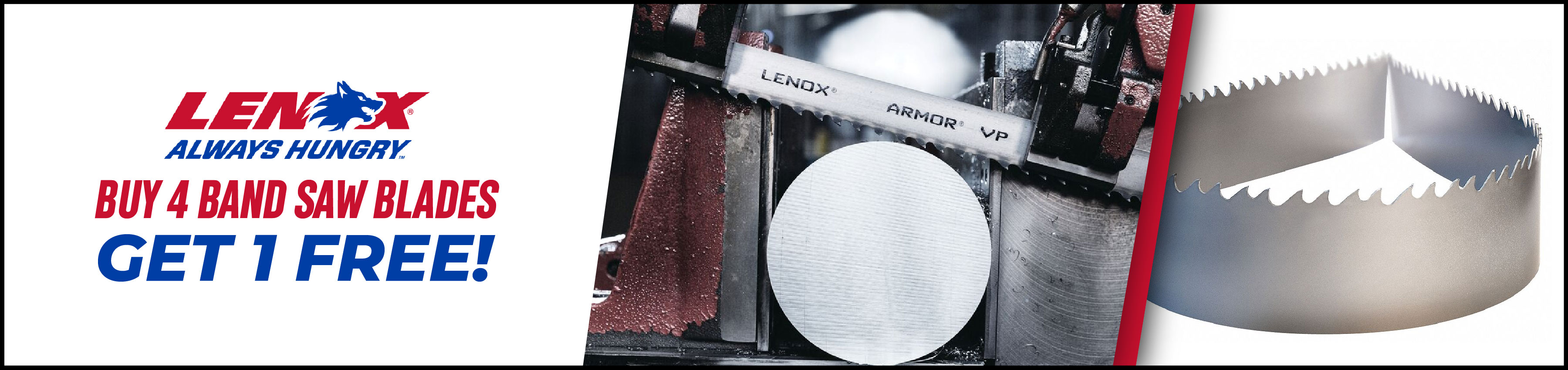 LENOX 4+1 Band Saw Blades Promo
