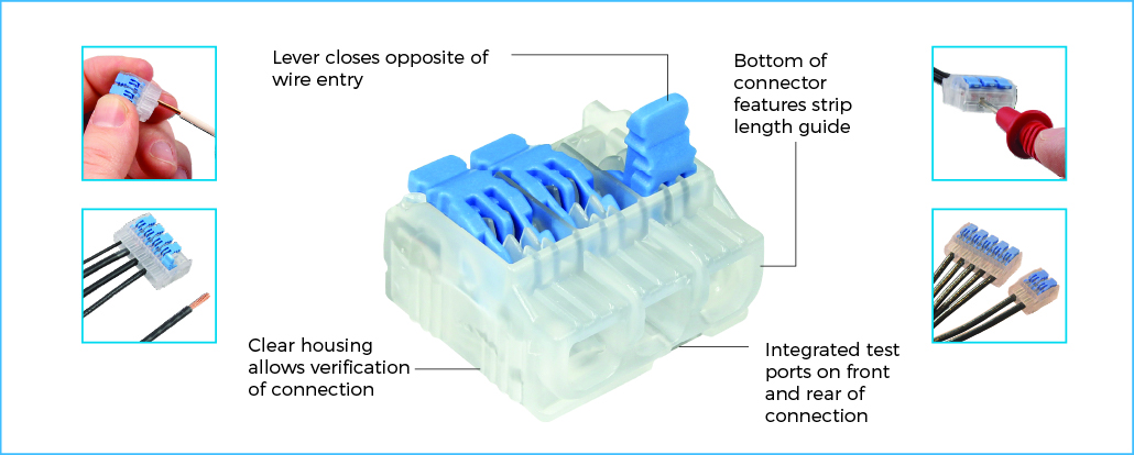 Tripp Lite Raceway Inside Corner Connector for Cable Wiring Duct