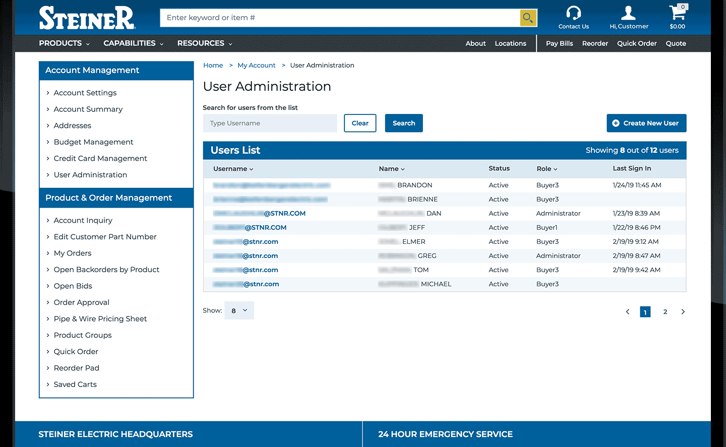 User Administration 2