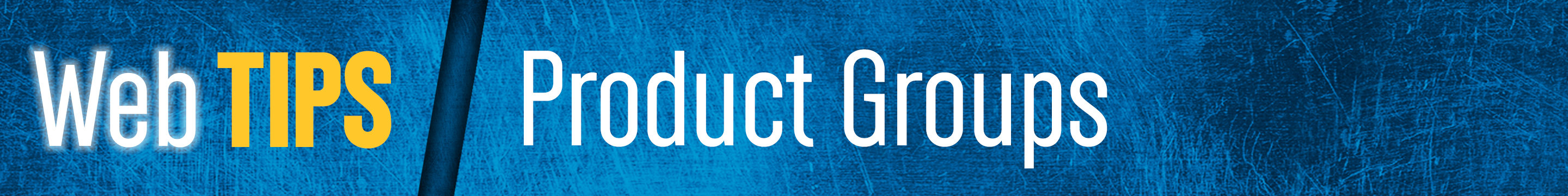 Product Groups