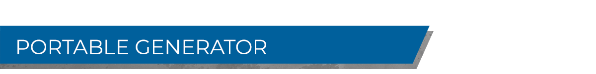 Portable Generators Banner