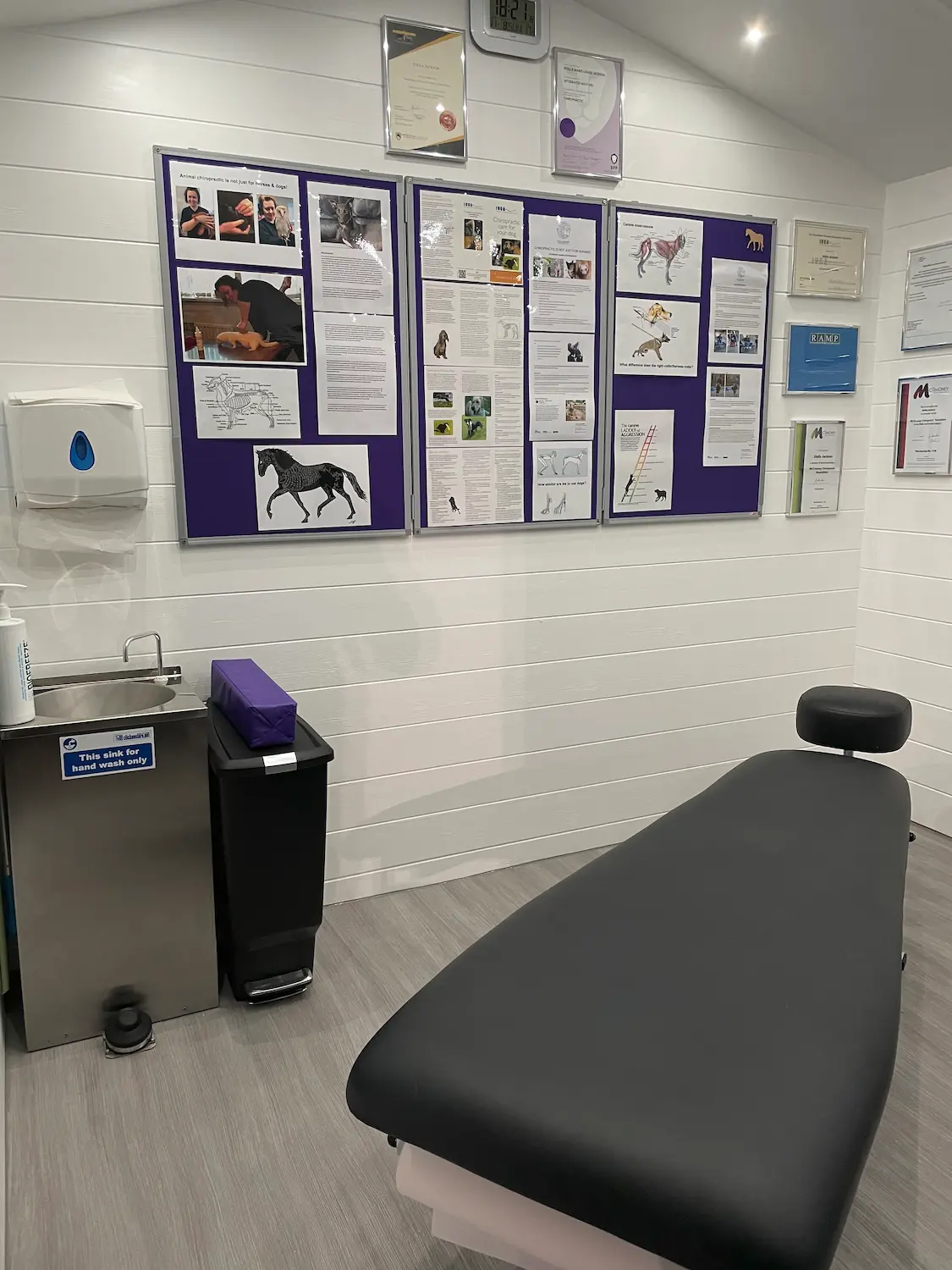 Chiropractic treatments in delivered in our Hook, Hampshire clinic Stella Jackson chiropractic clinic
