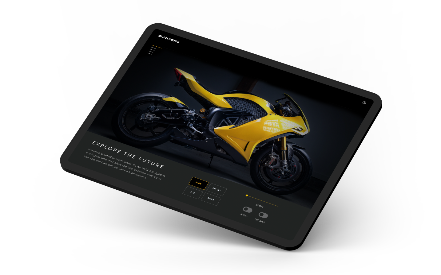 Accelerating riders toward an electric future. Section One Image