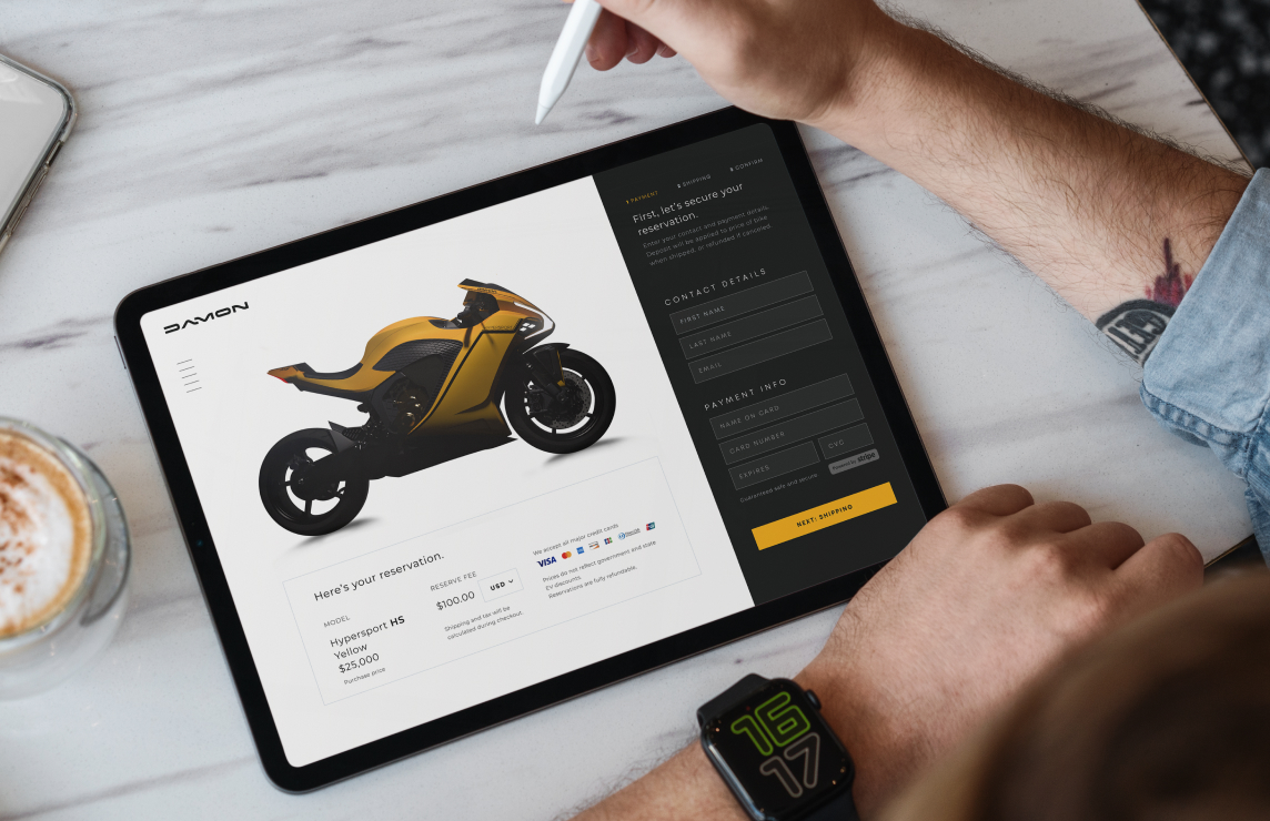 Accelerating riders toward an electric future. Section Two Image