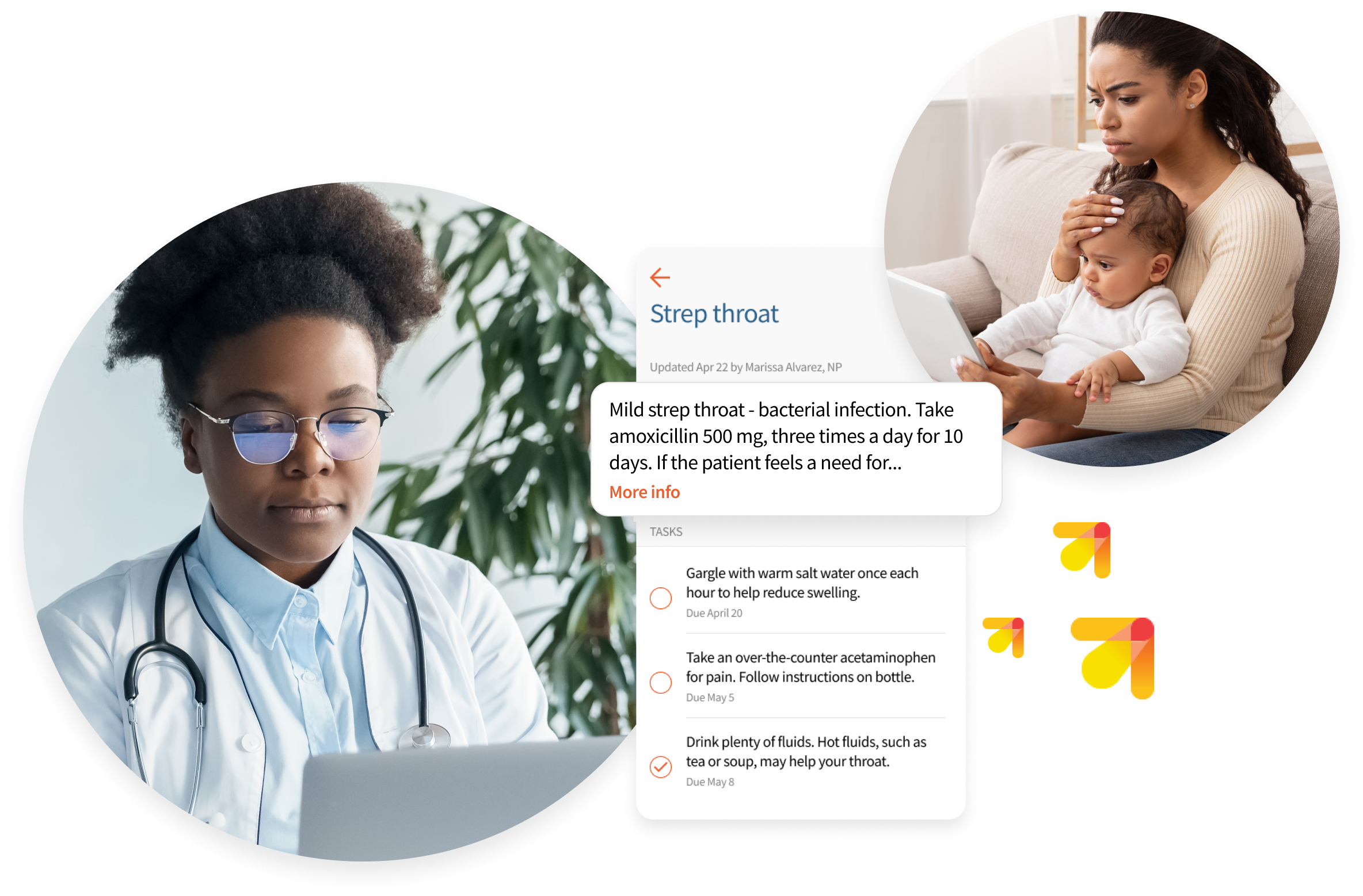 Meeting the in-person standard of patient care from a distance. Section Two Image