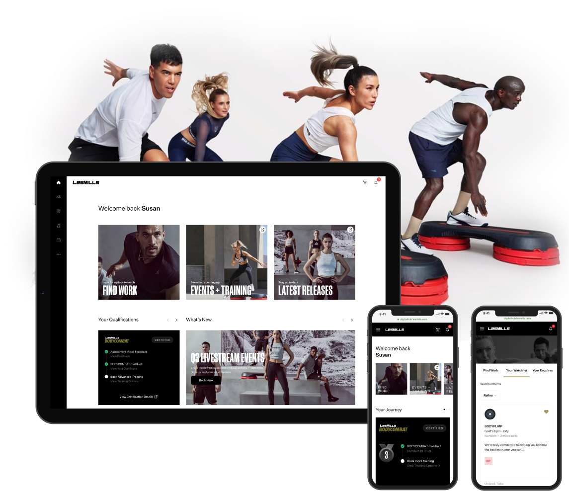 Connecting clubs, instructors, and fitness enthusiasts on a seamless digital platform. Section One Image