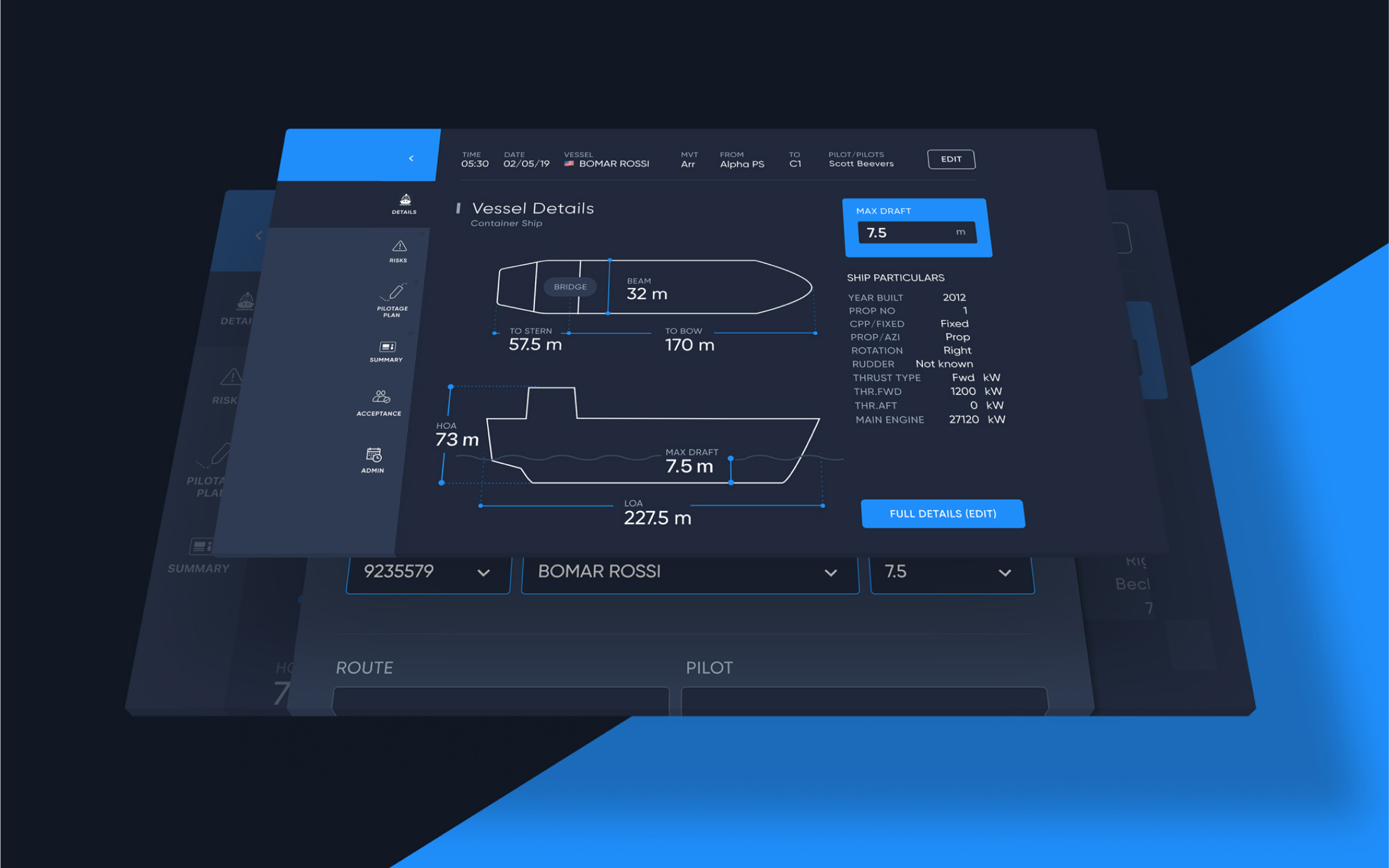 Enabling safer passage for ships and crews worldwide. Section One Image