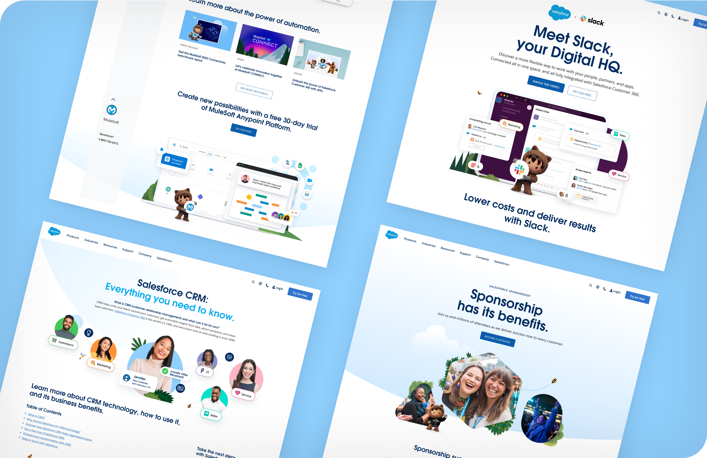A trusted brand relationship with the customer relationship company. Section Two Image