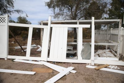 The property owned by Marcel and Patricia Chappuis, the married operators of the private boarding school, Northwest Academy, in Amargosa Valley, Tuesday, Feb. 26, 2019. (Erik Verduzco/Las Vegas Review-Journal) @Erik_Verduzco