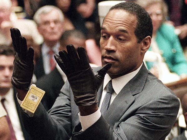 O.J. Simpson Nicole gloves fit acquit Cochrane