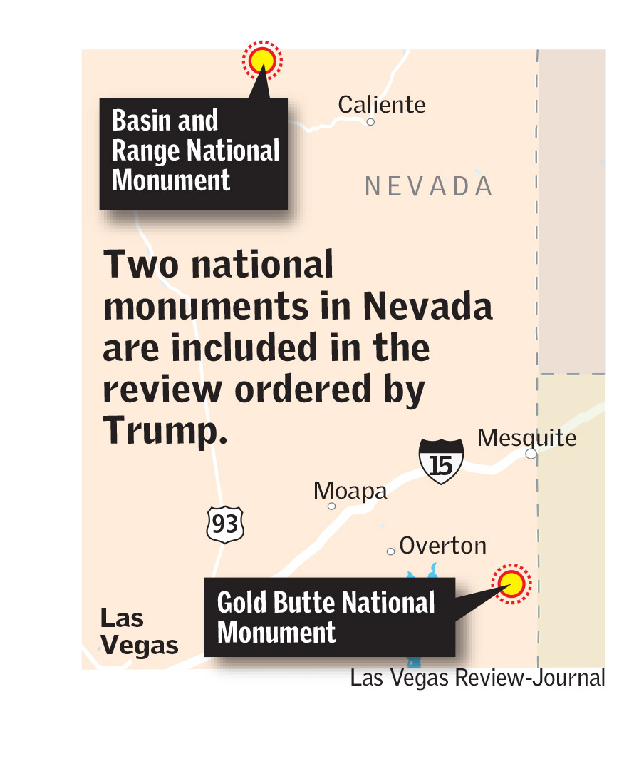 Nevada's national monuments under review (Las Vegas Review-Journal)