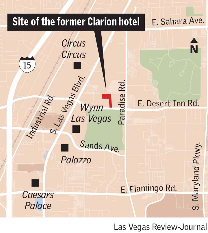 Clarion site Las Vegas Strip