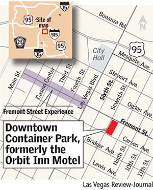 Container Park map