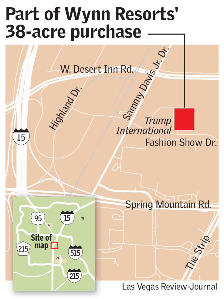 Wynn Hotel Map in Las Vegas - Map for Wynn Las Vegas