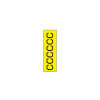 ID SHEET TAPE  YELLOW / C  BLACK  0.25 INCH  [1/ST] Achetez le numéro de produit STERIS T4030509