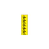 ID SHEET TAPE  YELLOW / P  BLACK  0.25 INCH  [1/ST] Shop STERIS Product Number T4160509