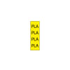 ID SHEET TAPE  YELLOW / PLA  BLACK  0.25 INCH  [1/ST] Shop STERIS Product Number T6120509