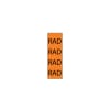 ID SHEET TAPE  FLUOR ORNG/RAD  BLK  0.25 INCH  [1/ST] Shop STERIS Product Number T6130709