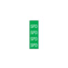 ID SHEET TAPE  GREEN / SPD  WHITE 0.25 INCH  [1/ST] Shop STERIS Product Number T61403