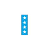 ID SHEET TAPE  MEDICAL BLU / WT STARS  0.25 INCH  [1/ST] Shop STERIS Product Number T70320