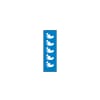 ID SHEET TAPE  BLU / FOOTPRINTS  WT  0.25 INCH  [1/ST] Shop STERIS Product Number T71302
