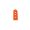 STERIS Product Number 31507 FLAT CAP VENTED ORANGE DIA 0.375 X 1IN [100/PK]