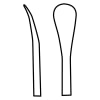 STERIS Product Number AU13300 GUILFORD-WRIGHT DUCKBILL ELEV CVD BLADE