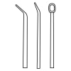STERIS Product Number AU13650 TABB DBL-END FLAP KNIFE 1.5X2MM 45&20DEG