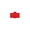 STERIS Product Number PT0204 PLASTIC TRAY TAG CLIP 2.17 X 1.18 IN RED[10/PK]