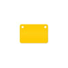 STERIS Product Number PT0305 PLASTIC TRAY TAG 2.36 X 1.57 IN YELLOW[10/PK]
