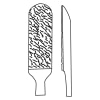 STERIS Product Number RH20003 DIAMOND RASP MED GRIT STR LGTH 7-1/4IN