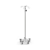 STERIS Product Number MCE222 IV POLE STAINLESS 4-HK 5-LG SPACE-SAVER BASE