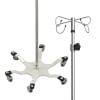 STERIS Product Number MCE278 IV POLE CHROME 4-HK 6-LG SPIDER-BASE