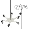 STERIS Product Number MCE279 IV POLE STAINLESS 6-HK 6-LG SPIDE-BASE